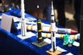 designing missile models Royalty Free Stock Photo