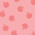 Design of apple walpaper in a soft colour background for any template and social media post