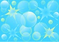 Desing bubbles water abstract background Royalty Free Stock Photo