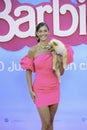 Desiree Cordero, Spanish model, attends the private Premiere of the film, Barbie, Madrid Spain Royalty Free Stock Photo