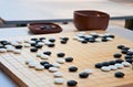 Desk for board game wei-Chi Royalty Free Stock Photo