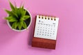 Desk calendar for May 2024. Desk calendar for planning, scheduling, organizing and managing every day Royalty Free Stock Photo