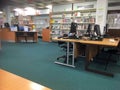 Computers in a library