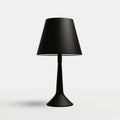 Minimalist Black Table Lamp Inspired By Daan Roosegaarde Royalty Free Stock Photo