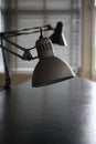 Desk lamps on table