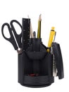 Desk organizer with office tools