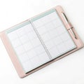 Desk pad planner with tear away sheets Royalty Free Stock Photo