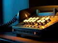 Deskphone with incoming call light