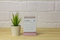 Desktop calendar for December 2021.Calendar for planning for the month Royalty Free Stock Photo