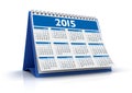 Desktop Calendar 2015 Royalty Free Stock Photo