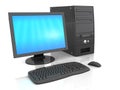 Desktop computer Royalty Free Stock Photo