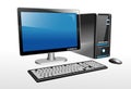 Desktop computer Royalty Free Stock Photo