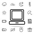 desktop computer icon. web icons universal set for web and mobile Royalty Free Stock Photo