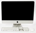 Desktop computer with keyboard and mouse Royalty Free Stock Photo