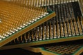 Desktop computer processor, cpu close-up Royalty Free Stock Photo
