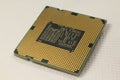 Desktop computer processor, cpu close-up Royalty Free Stock Photo