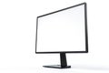 Desktop Computer Screen Mockup Isolated Cutout Object with Shadow on White Background White File Royalty Free Stock Photo