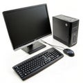 Desktop computer setup