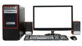 Desktop computer with widescreen display