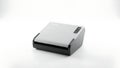 Desktop document scanner on white background office equipment te Royalty Free Stock Photo