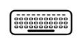 Desktop Keyboard Icon for Typing and Data Entry, vector design Generative AI Royalty Free Stock Photo
