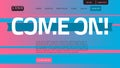 Desktop Landing Page For Web Website Template Design Example Front End Vector Graphic Royalty Free Stock Photo
