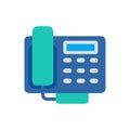 Desktop Phone Icon for Communication Royalty Free Stock Photo