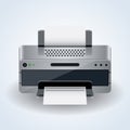 Desktop printer vector icon
