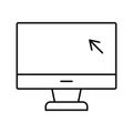 Desktop Vector icon which can easily modify or edit