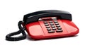 Desktop wired telephone, isolated Royalty Free Stock Photo