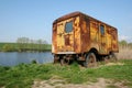 Desolate caravan Royalty Free Stock Photo