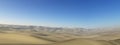 Desolate Desert Panoramic Panorama Illustration Royalty Free Stock Photo