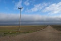 Desolat Dirt Road, High Plains, Prairie Royalty Free Stock Photo