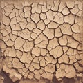 Desolate earth Background of parched and cracked dry ground