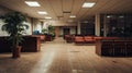 desolate empty office building
