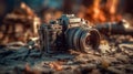 Desolate future captured: A Sony A9 Photoshoot of a burned civilization with stunning lighting