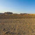 Desolate infinity in Israel Royalty Free Stock Photo