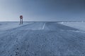 Desolate road from Swakopmund to Torra bay, Skeleton coast, Namibia.