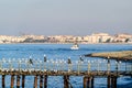 Desolated Dock With Calm Sea Royalty Free Stock Photo