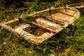 Desolated Rowboat In Countryside Natural Environment - Turkey