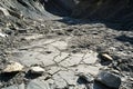 Desolation of a Dry Riverbed. Cracks Etched by Drought Royalty Free Stock Photo