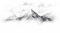 Desordinada: Mountain Tops In Watercolor Design