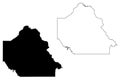 DeSoto County, Louisiana U.S. county, United States of America, USA, U.S., US map vector illustration, scribble sketch DeSoto