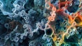 Despite its microscopic size this biofilm image is nothing short of a visual masterpiece with its mesmerizing array of