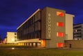 Dessau Bauhaus night Royalty Free Stock Photo