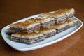 Dessert baklava Royalty Free Stock Photo