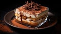 dessert biscuit tiramisu food Royalty Free Stock Photo