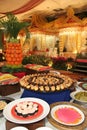 Dessert at buffet wedding Royalty Free Stock Photo