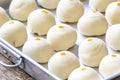 Dessert Chinese pastry : The dough for homemade pastry making wi