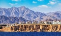 dessert coast of sharm el sheikh, egypt. Blue sky with clouds